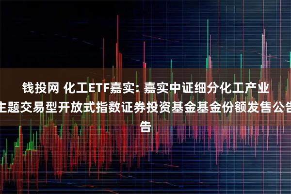 钱投网 化工ETF嘉实: 嘉实中证细分化工产业主题交易型开放式指数证券投资基金基金份额发售公告